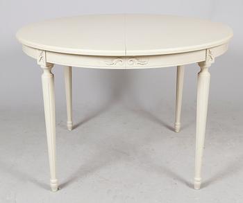 MATSALSMÖBEL, 5 del, gustaviansk stil, 1900-talets andra hälft.