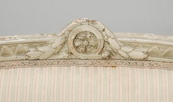 BADKARSSOFFA, gustaviansk stil, 1800-talets slut.