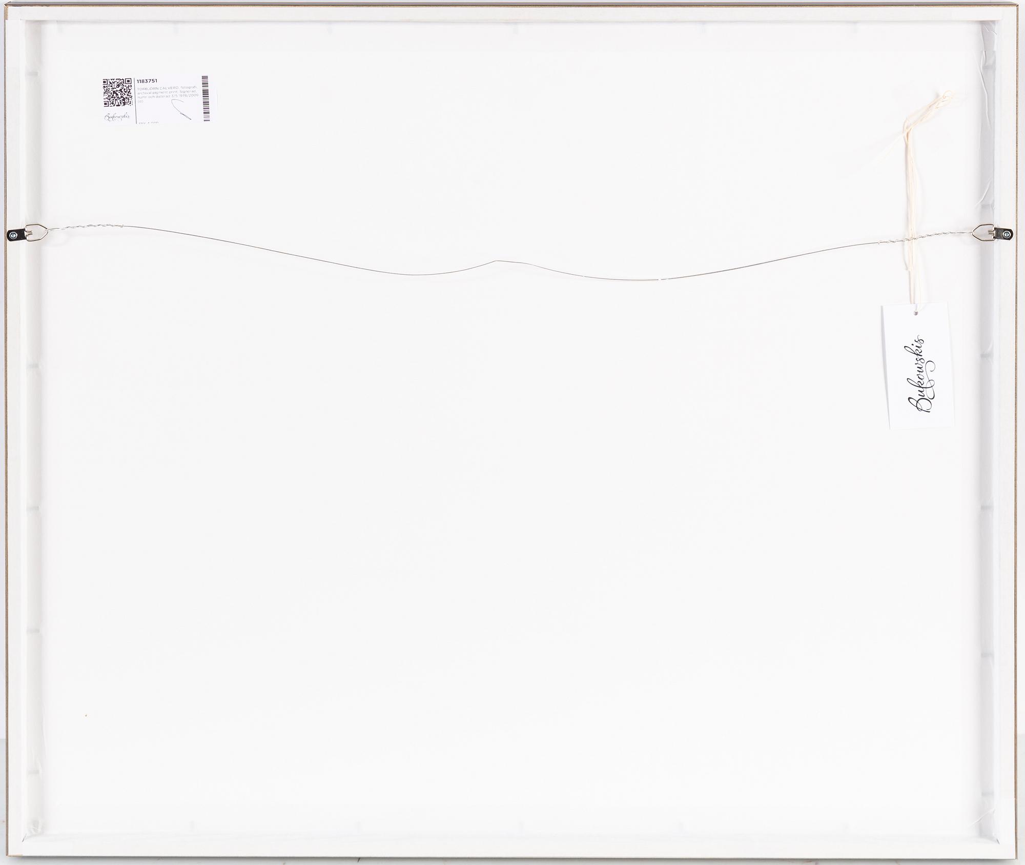TORBJÖRN CALVERO, archival pigment print. Signed, numbered and dated 3/5 1978/2009.