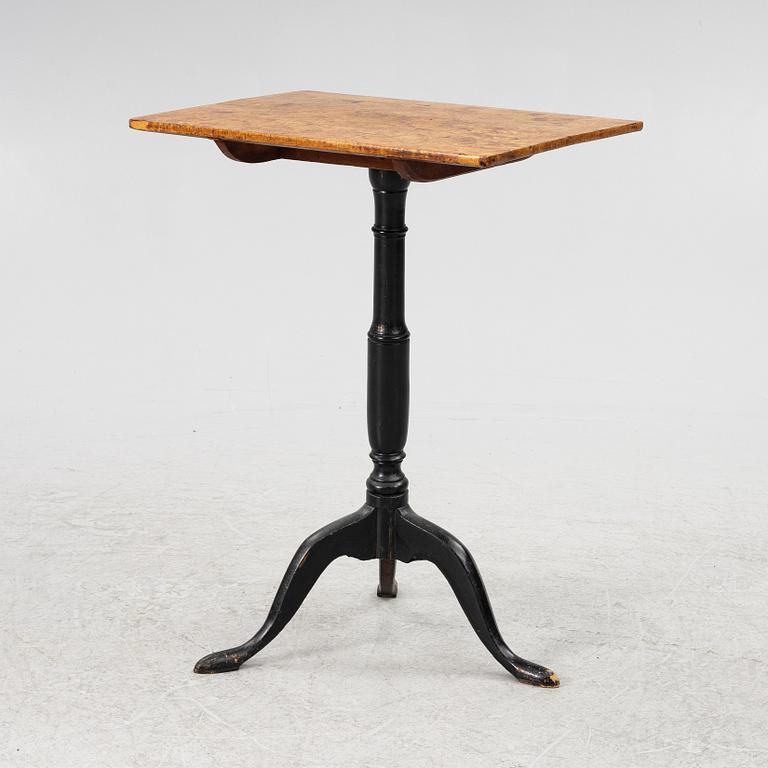 Fällbord, omkring år 1800.