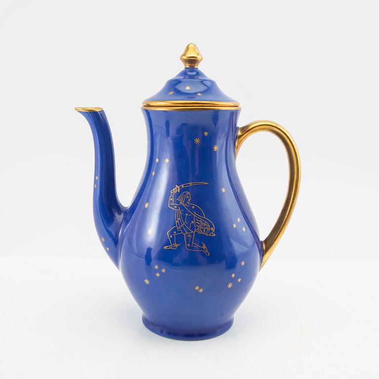 Edward Hald, coffee service 26 pcs Karlskrona early 20th century porcelain.