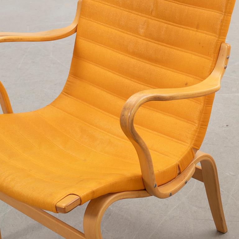 Bruno Mathsson, armchairs 1 pair, "Eva", Karl Mathsson Company, Värnamo, 1973.
