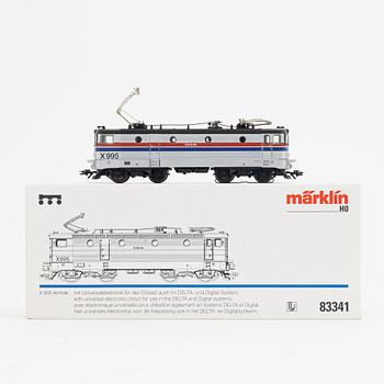 Märklin, electrical locomotiv, gauge H0, in box.