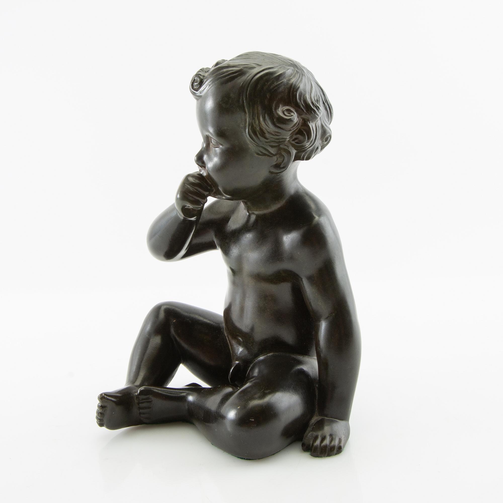 Just Andersen, sculpture With the Thumb in the Mouth.