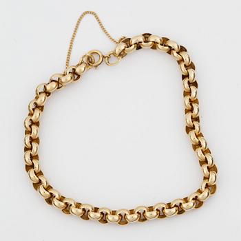 ARMBAND, 18k guld. Vikt 11g.