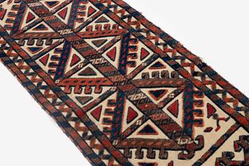 A Yomut tent band, also known as a 'Navar', Southwestern Turkmenistan, c. 1295 x 33-37 cm.