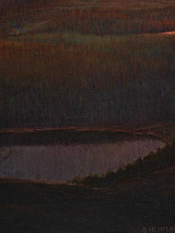 Otto Hesselbom, Skymning över Dalsland.