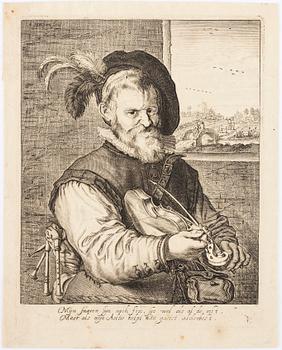 ADRIAEN JACOBSZ. MATHAM, engraving, signed in plate.