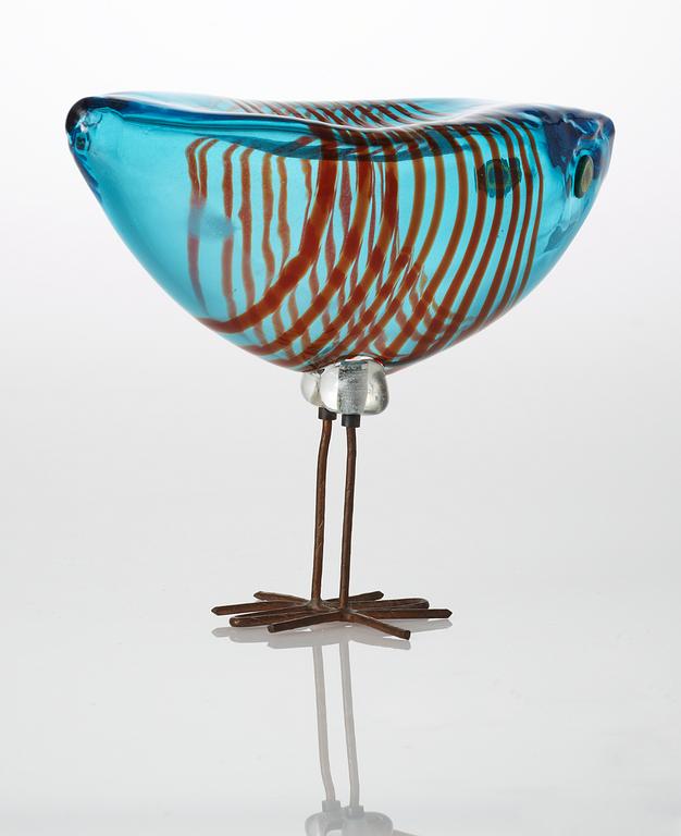 An Alessandro Pianon 'Pulcino' glass bird, Vistosi, Italy 1960's.