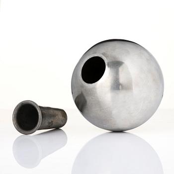 Nils Fougstedt, a pewter vase model A 1477, Firma Svenskt Tenn, Stockholm, 1932.