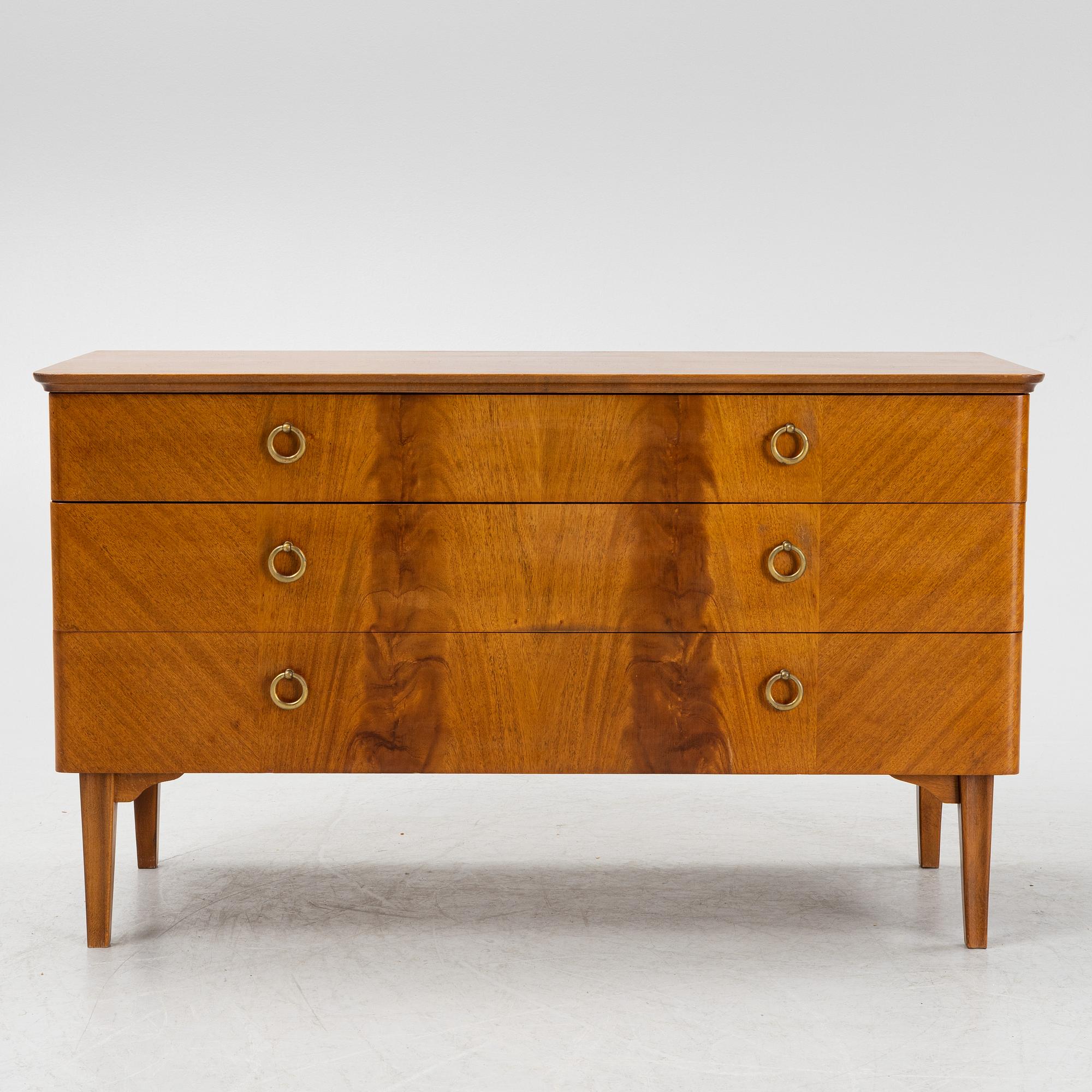 Byrå, Swedish Modern, Garvaregårdens Snickeri AB, SMI, Kisa, 1940/50-tal.