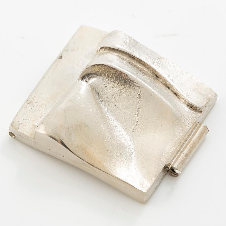 Björn Weckström, “Planetoid Valleys” necklace, sterling silver, Finland, 1973.