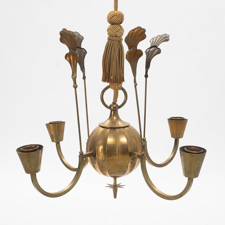 Elis Bergh, a Swedish Grace ceiling light, 1920's/30's.