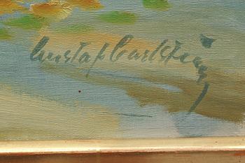 GUSTAF CARLSTRÖM, olja på duk, signerad.