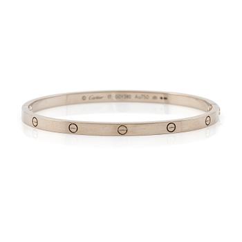 500. A Cartier bracelet "Love" in 18K white gold.