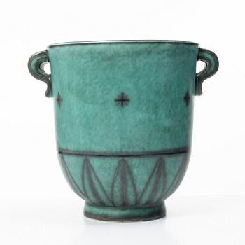 Wilhelm Kåge, a stoneware vase, 'Argenta', Gustavsberg.