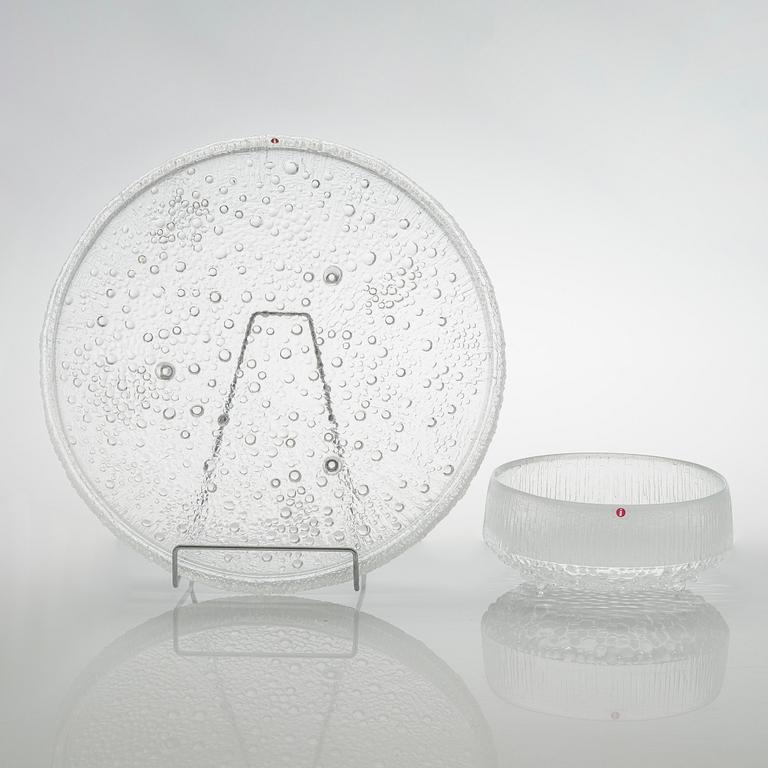 Tapio Wirkkala, an 'Ultima Thule' 14-piece glassware set for Iittala. Designed in 1968.