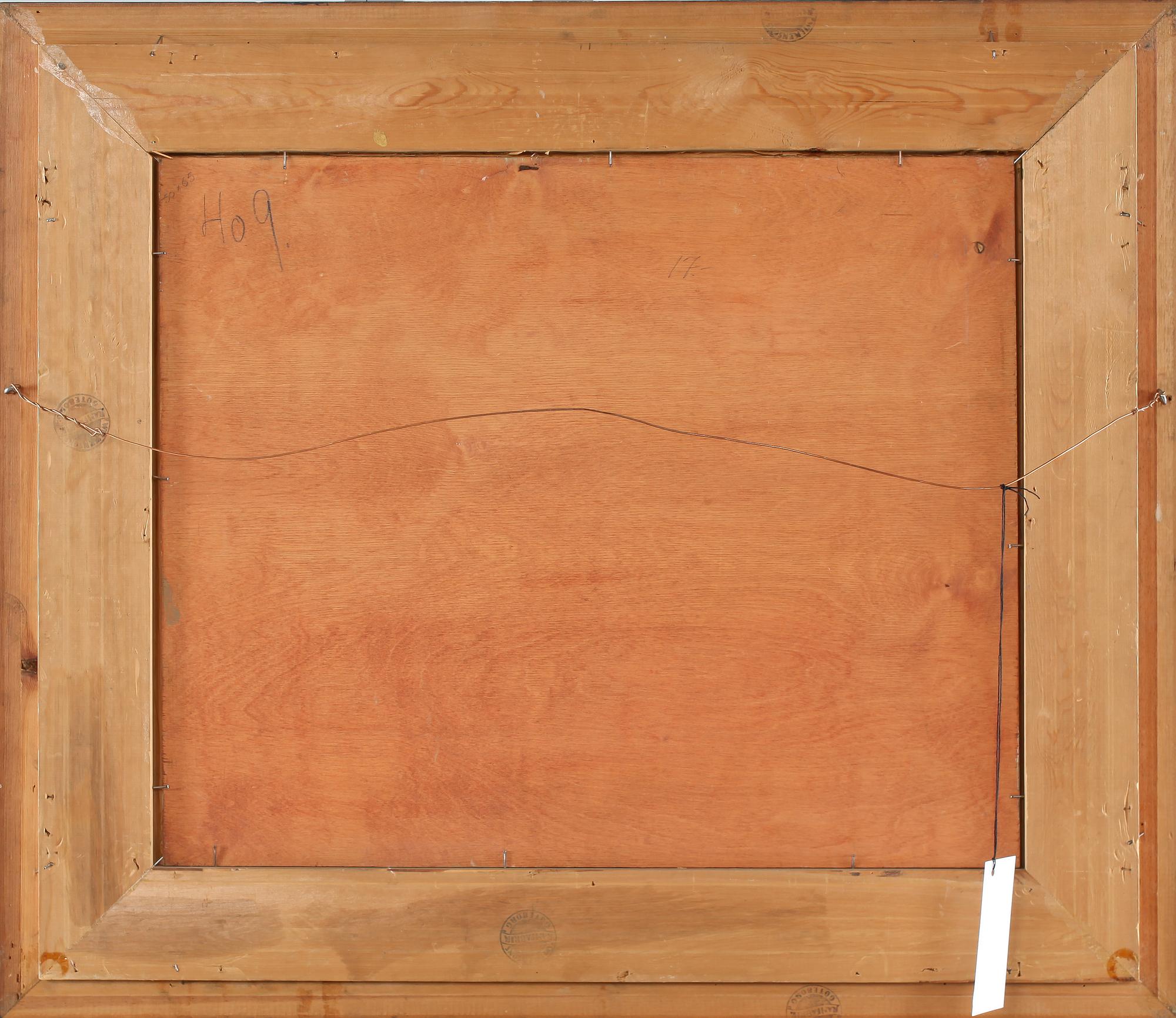 MOSSE STOOPENDAAL, olja på pannå, signerad och daterad 1939.