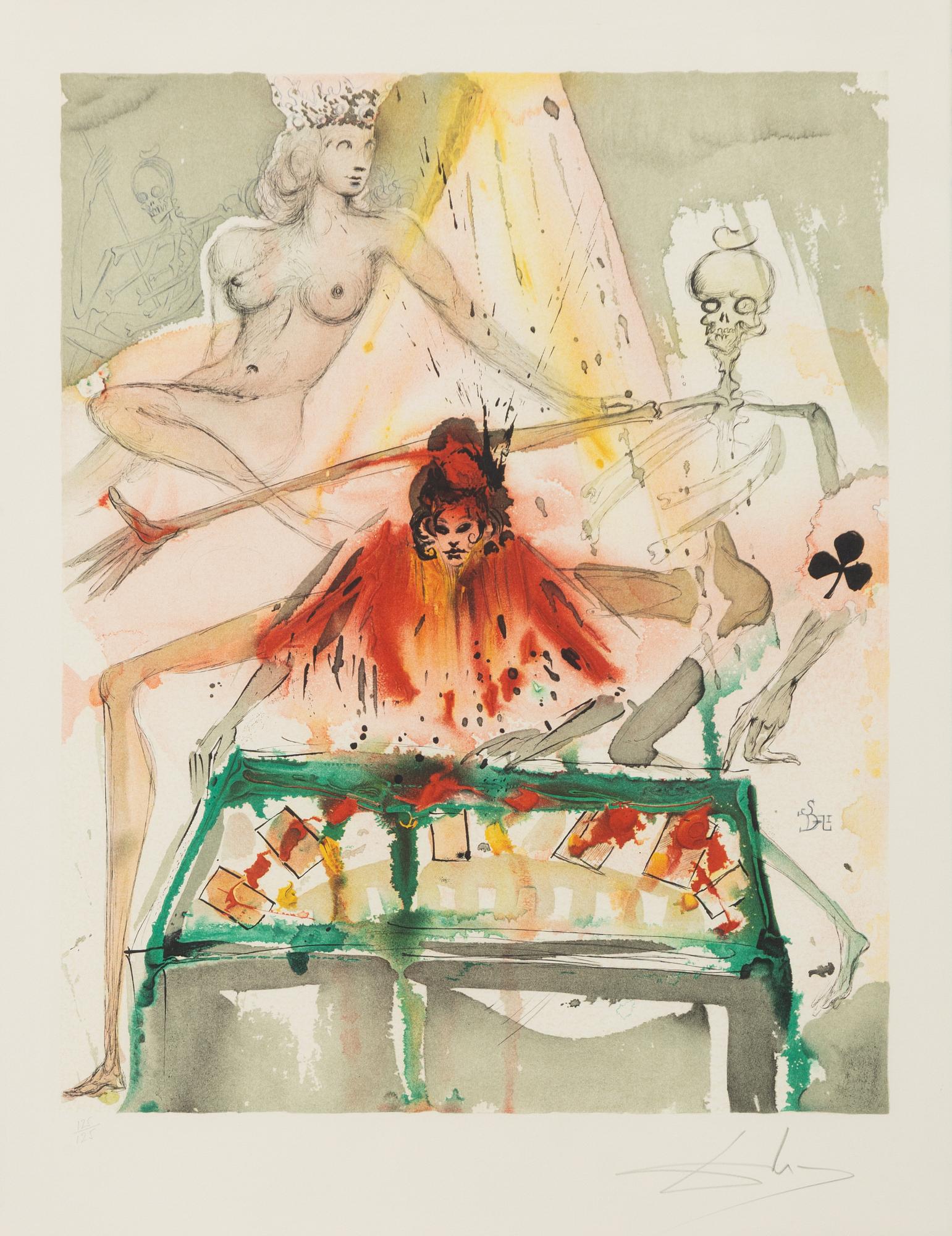 Salvador Dalí, "The Cards Foretell Carmen's Death", from "Carmen".