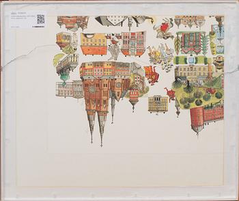 SVEN DELBLANC, 1931-1992, krita, signerad,