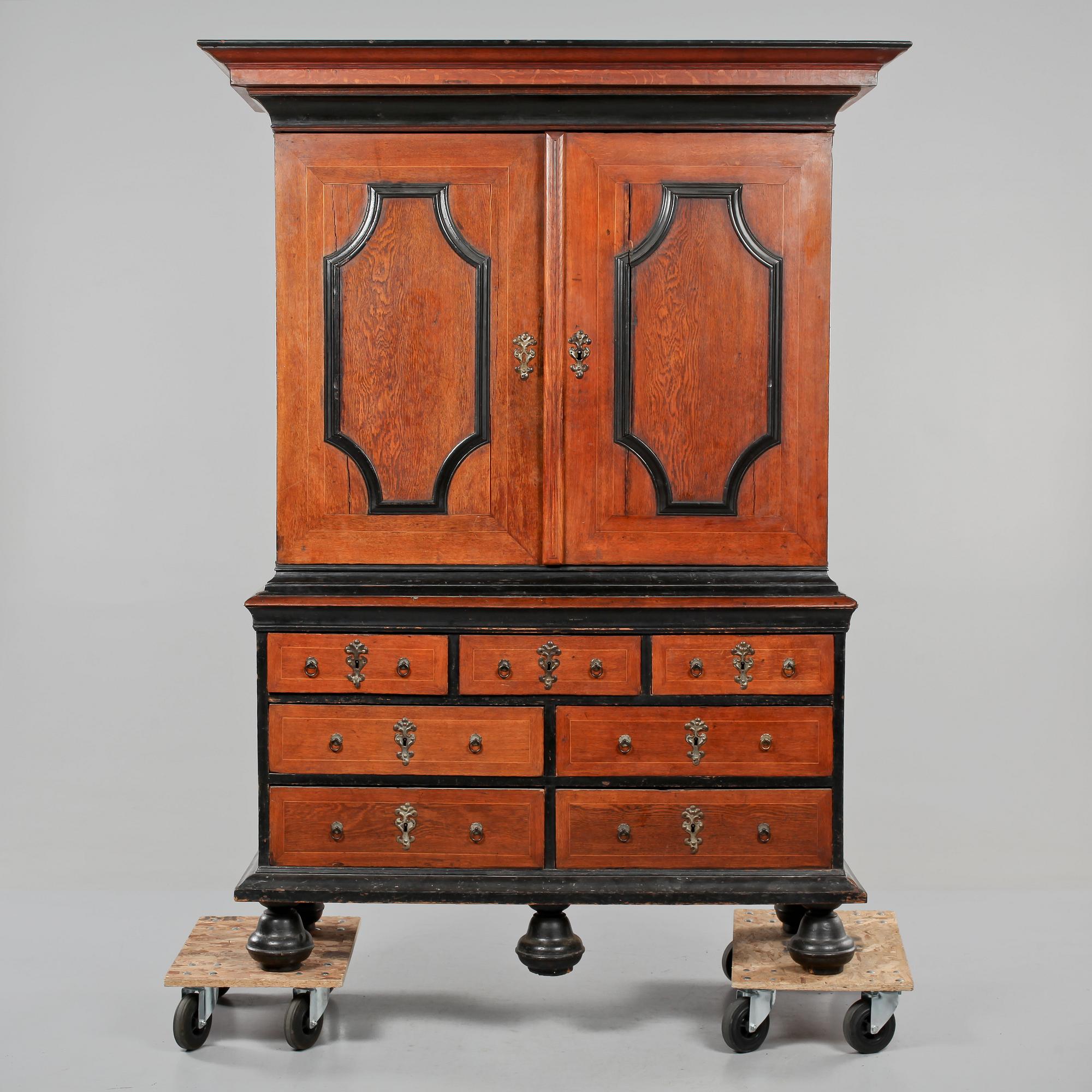 SKÅP, barock, 1700-tal.