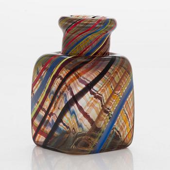 Kaj Franck, a glass bottle, signed Kaj Franck Nuutajärvi.