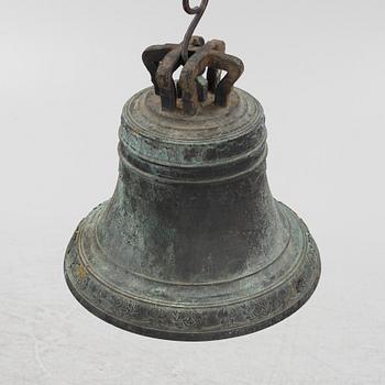 A bronze bell by C.A. Norling, later part of the 19th century.