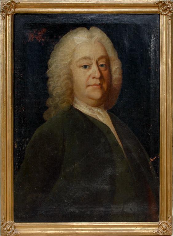 OKÄND KONSTNÄR, olja på duk, osign, 1700-tal.