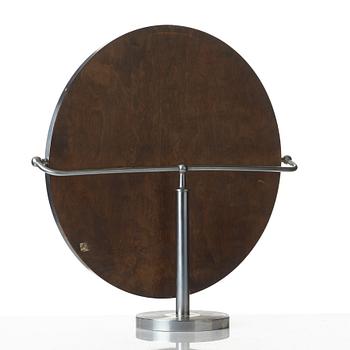 Josef Frank, a chrome plated brass table mirror, Svenskt Tenn, model 2214.