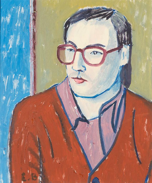 Eero von Boehm, oil on board, signed.