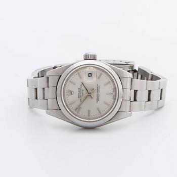 ROLEX Oyster Perpetual Date ladies wristwatch, c:a 26 mm.