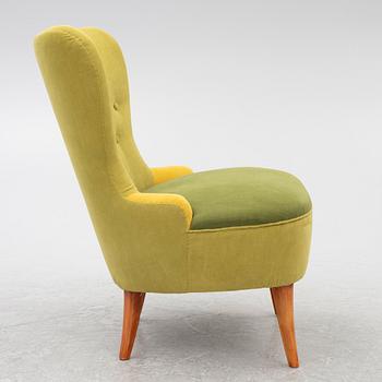 A Swedish sofa and chair, mid 20th century.