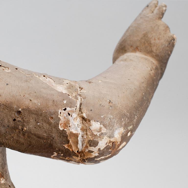 SKULPTUR, snidat trä, 1600-/1700.