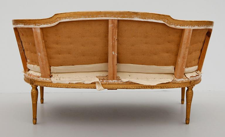 SOFFA, Louis XVI-stil, 1800-talets andra hälft.