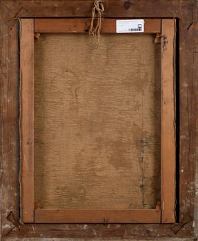 OKÄND KONSTNÄR, olja på duk, 1800-talets slut.