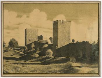 Louis Sparre, "Norderport", "Österport", "Södra muren", "Norra muren".