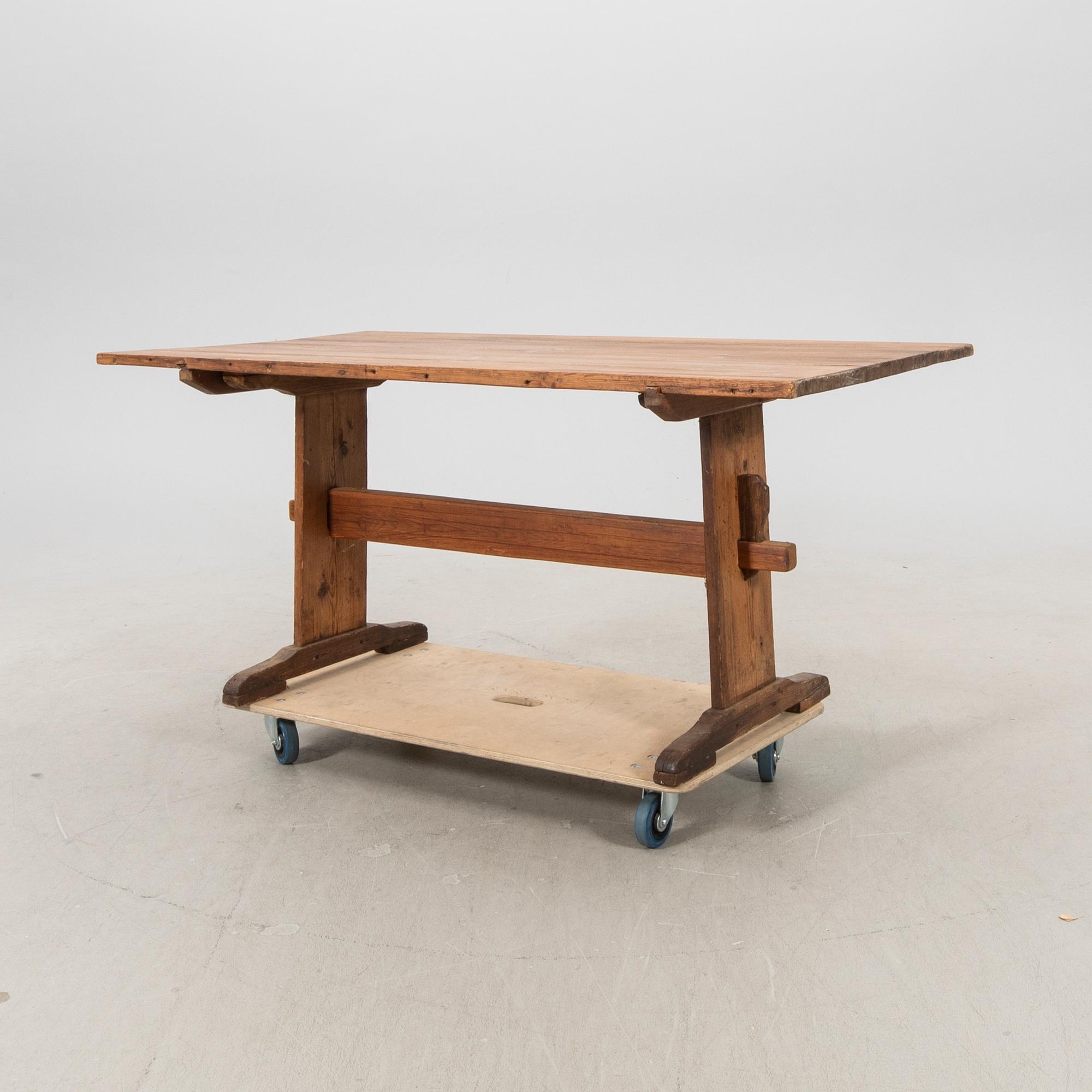 A Swedish late 19th century wooden table.