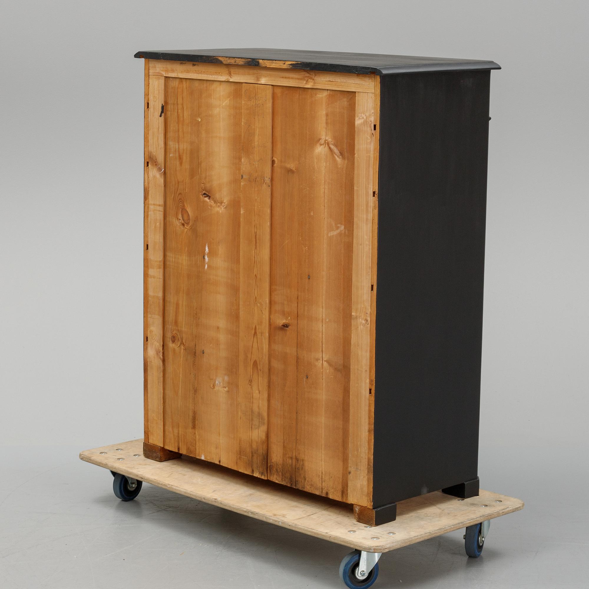 A painted sideboard, circa 1900.