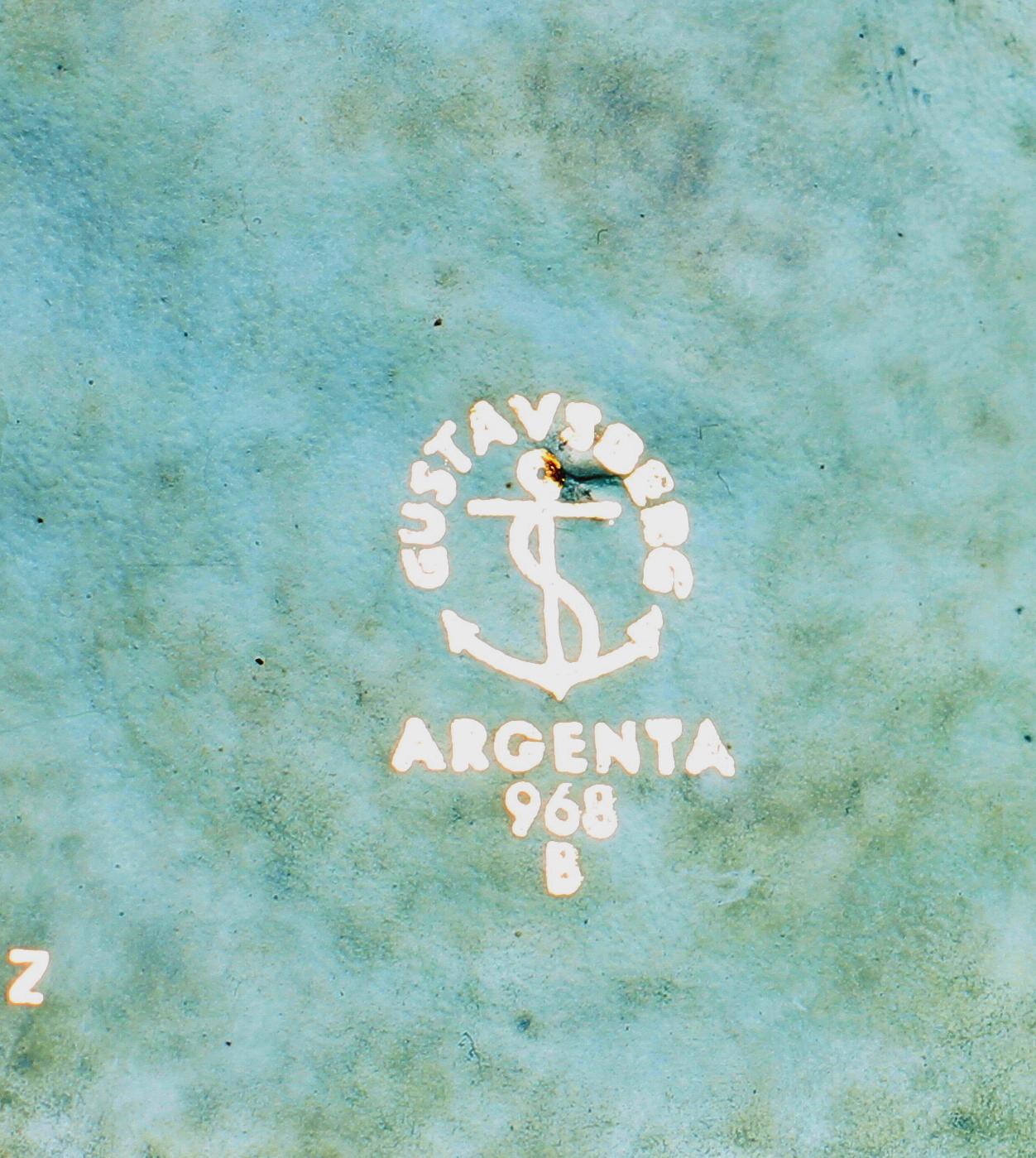 PARTI KERAMIK, 6 delar, bl.a Argenta o Carrara, Wilhelm Kåge Gustavsberg.