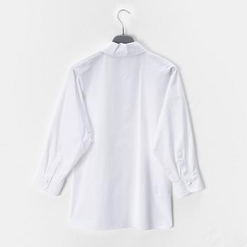 Prada, a cotton blouse and a topp, size XS & 38.