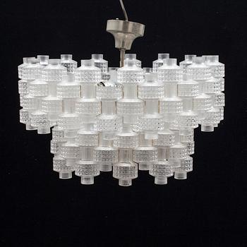 LJUSKRONA, glas, Orrefors/Fagerhult. 1900-talets mitt.