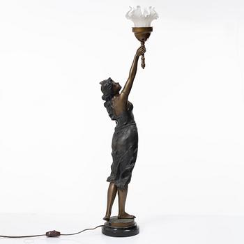 Table lamp, early 20th century.
