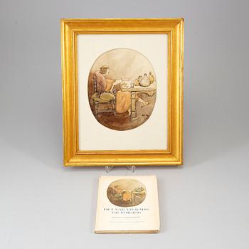 OTTILIA ADELBORG, watercolour, signed.