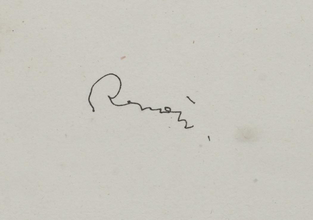 PIERRE-AUGUSTE RENOIR,litografi. Stämpelsignerad.