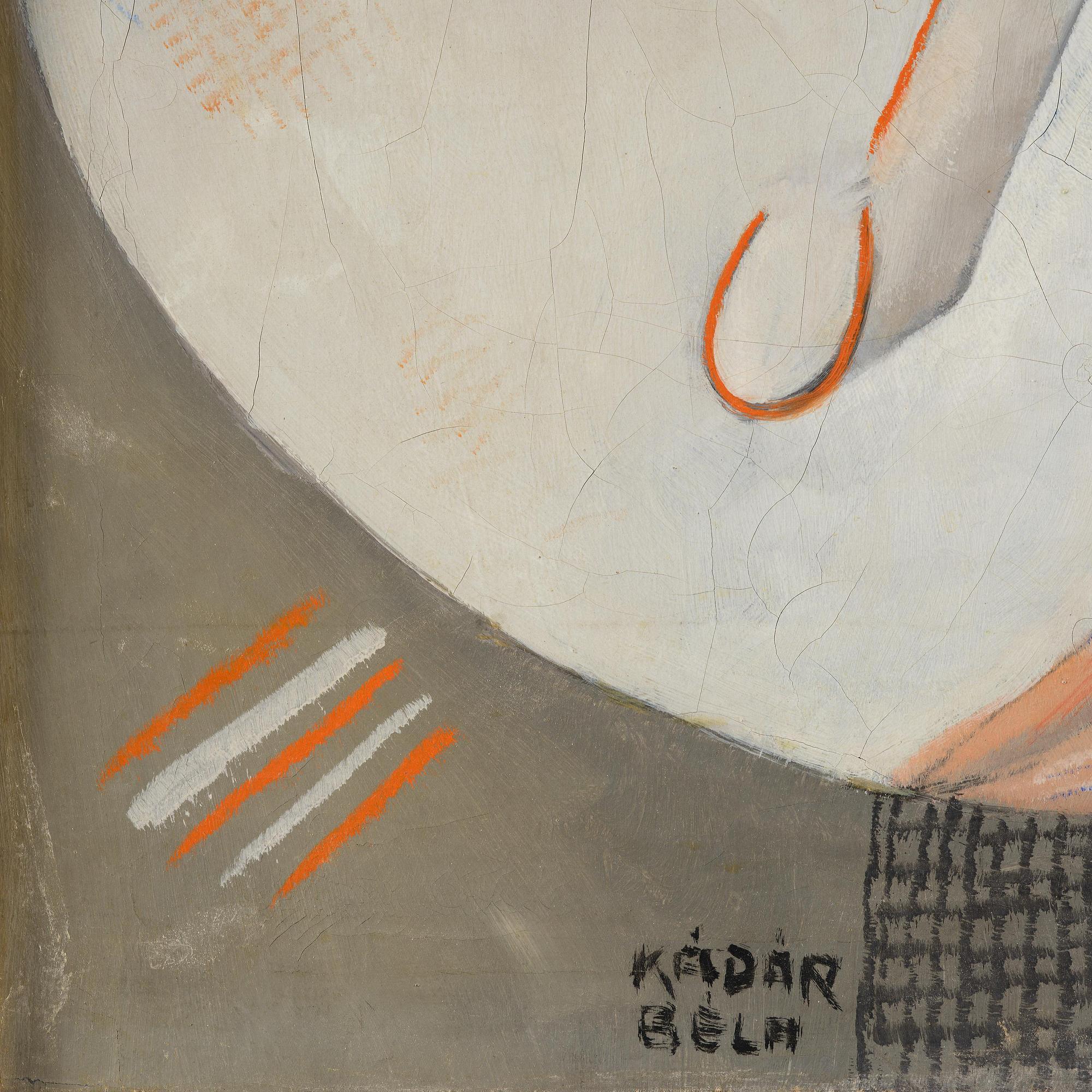 Béla Kádár, Ballerina on a white horse.