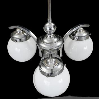 TAKLAMPA, art deco, 1940-tal.