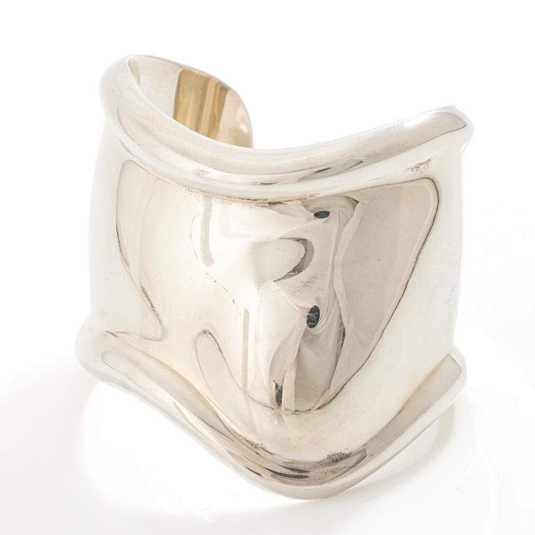 Tiffany & Co, Elsa Peretti, bangle, “Bone Cuff”, sterling silver,