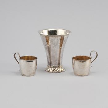 BÄGARE och KOPPAR, Anders Jonas Björkman, Stockholm och Nils Grubb, Hudiksvall, vikt 127 g.