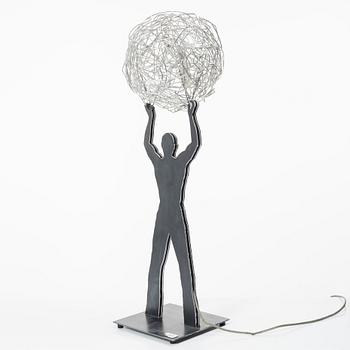 Enzo Catellani, bordslampa, "Uomo della Luce", Catellani & Smith, Italien, 2000-tal.