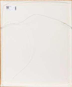 Cai Xiaoting, akvarell, Vattenbuffel, 1900-talets senare del.